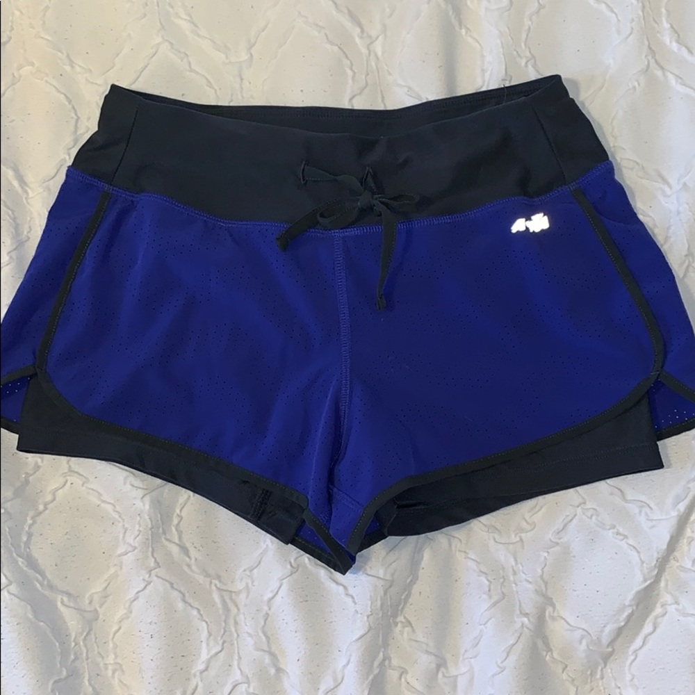 Avia Purple Athletic Shorts w/ Gray Spandex